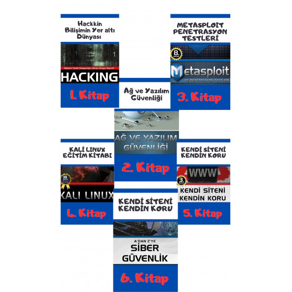 Siber Güvenlik Eğitim Seti (6 Süper Kitap) - 2