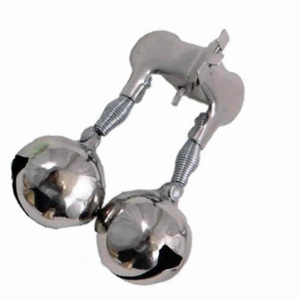 Olta Zili Çiftli Metal Kıskaçlı Kamış Zili  4 Adet - 2