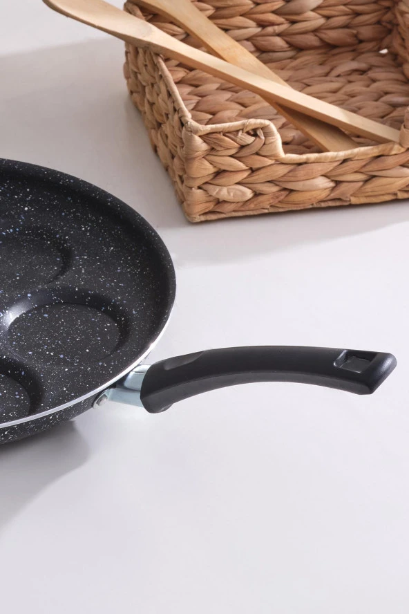 Pankek Tavası 28 Cm Tava Granit Tava Yanmaz Yapışmaz Tava - 3