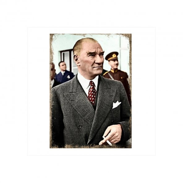 Mustafa Kemal Atatürk12  Ahşap Poster 20*30