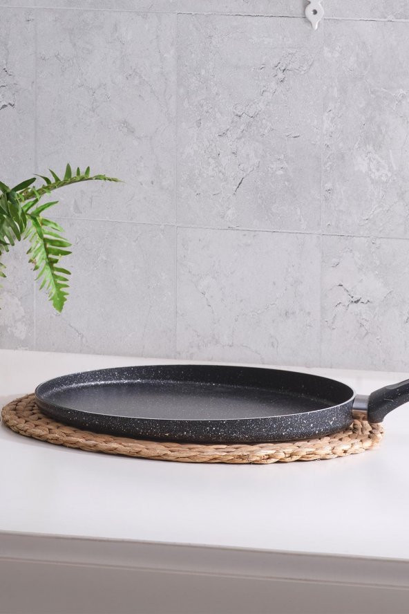 Gözleme Tavası 30 Cm Granit Bazlama Lavaş Tavası - Resim 2