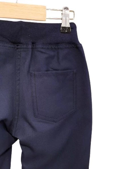 Beli Ribanalı Lastikli Okul Pantolonu - Garson Boy - 5