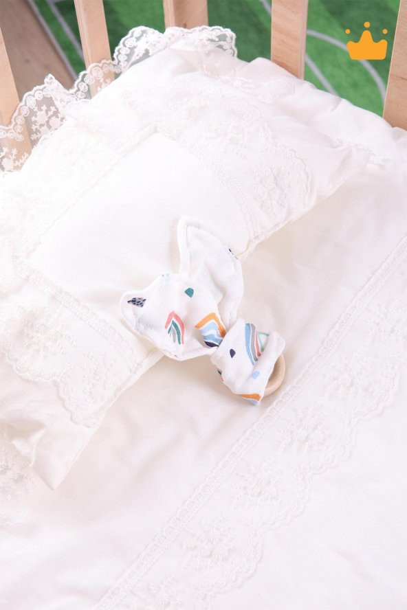 Babyhola Ahşap Halkalı Müslin Diş Kaşıyıcı 546 - 9