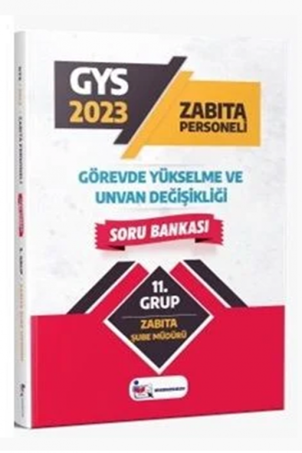 2023 GYS Zabıta Şube Müdürü Soru Bankası Memur Sınav Yayınları