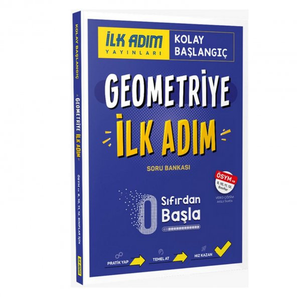 İlk Adım Geometriğe İlk Adım Sıfırdan Kolay Başlangıç Kitabı İlk Adım Yayınları