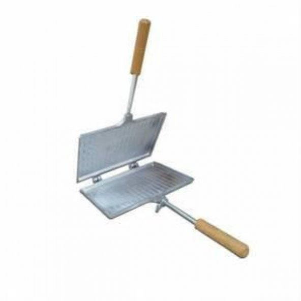Döküm Alüminyum Ocak Üstü Tost Makinesi Sade Tost Pratik Izgara Anında Ekmek Isıt- Aygaz Üstü Izgara - 2
