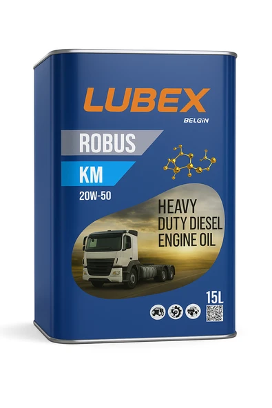 Lubex Robus Km 20W-50 15 Lt Mineral Dizel Motor Yağı - 2