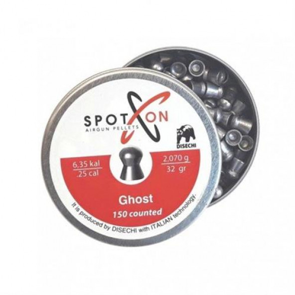 Spoton Ghost 32 Grain 6.35 mm Havalı  Mermisi