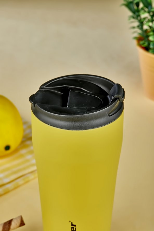 0,40 Ml Çift Kat Paslanmaz Çelik Termos ( Çay Kahve Piknik Kamp Outdoor Ofis Otel Kafe Okul ) - 3