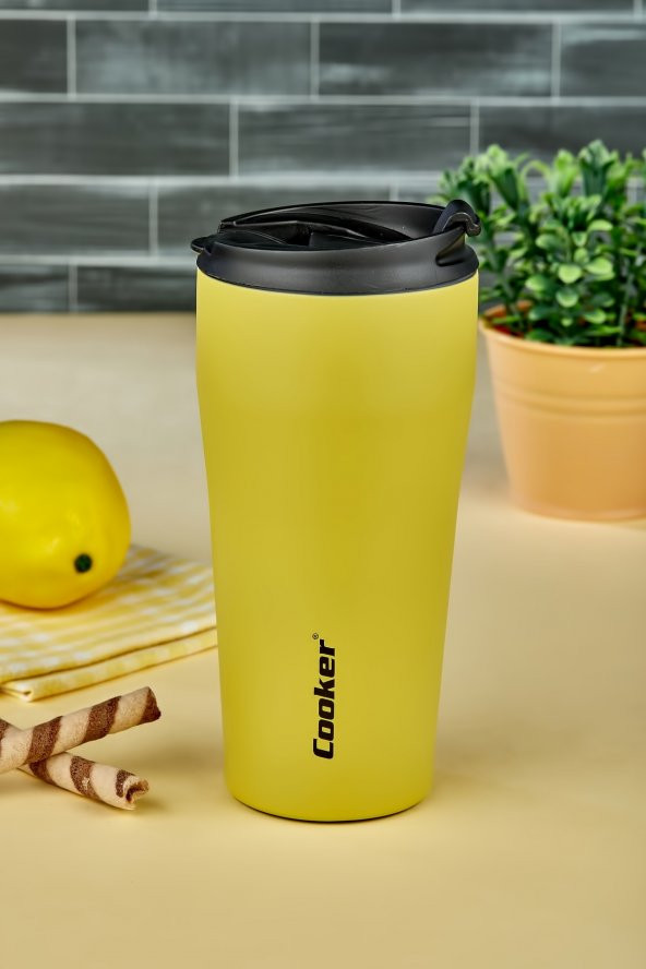 0,40 Ml Çift Kat Paslanmaz Çelik Termos ( Çay Kahve Piknik Kamp Outdoor Ofis Otel Kafe Okul ) - 4