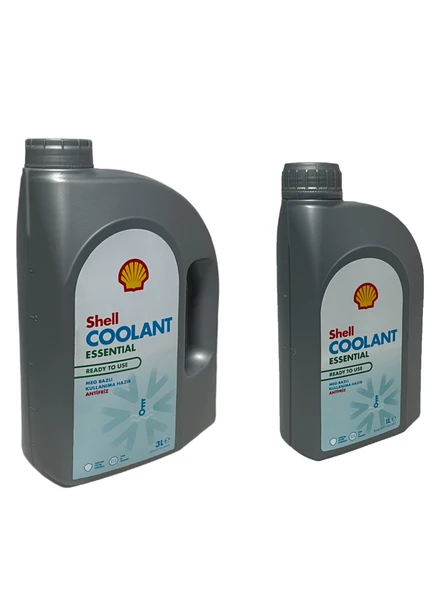 Shell Coolant Essential 4 Mevsimlik Mavi Antifriz 3+1 Litre - 2