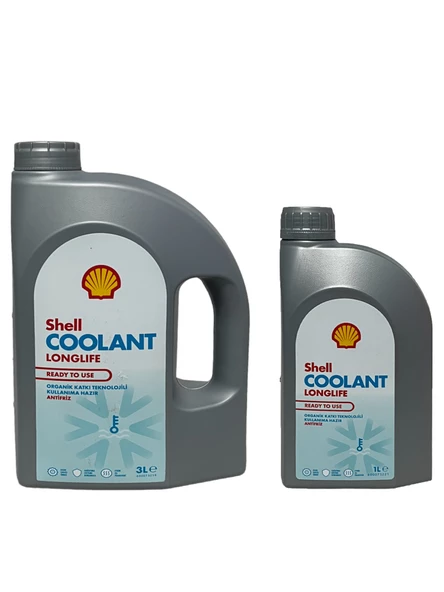 Shell Coolant Longlife 4 Mevsimlik Kırmızı Antifriz 3+1 Litre