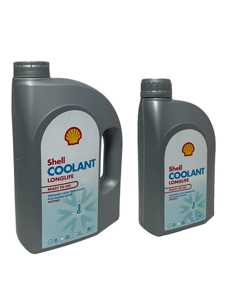 Shell Coolant Longlife 4 Mevsimlik Kırmızı Antifriz 3+1 Litre - 2
