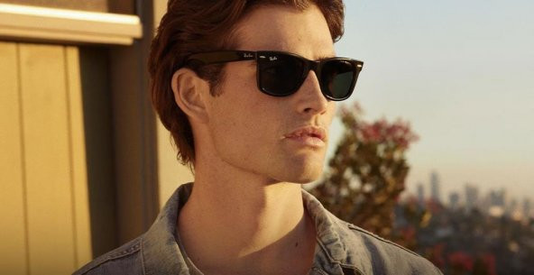 Ray-Ban Wayfarer 90150 Güneş Gözlüğü Black G-15 Green 50 Ekartman - 6