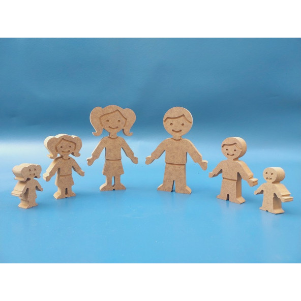 Çocuklara ahşap boyama seti. Okul öncesi etkinlik. Eğitici Ahşap Boyası. Oyuncak Hayvan ( SET 1 ) - 2