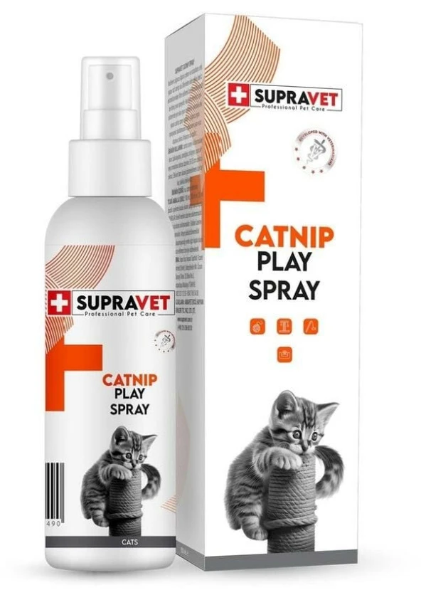 Supravet Catnip Spray Kedi Otlu Oyun Spreyi 150 ml