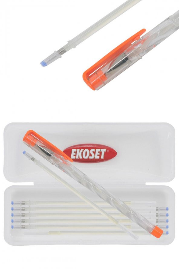 Ekoset Ultraviyole Görünmez UV Kalem ve 10 Adet Kalem içi İnce Tip - 2