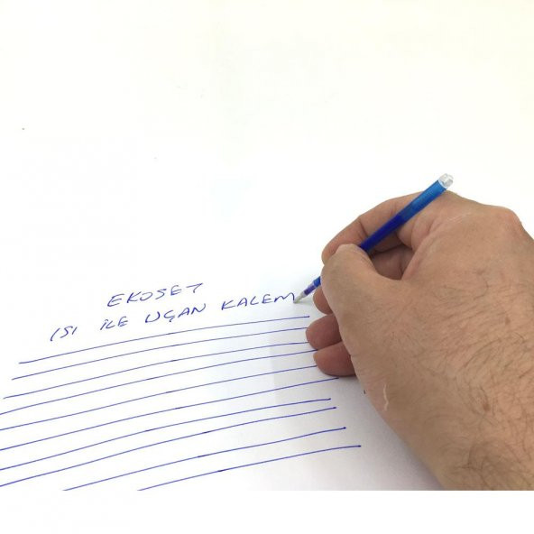 Ekoset Isı ve Ütü ile Uçan Kalem içi Mavi 100 Adet - 2