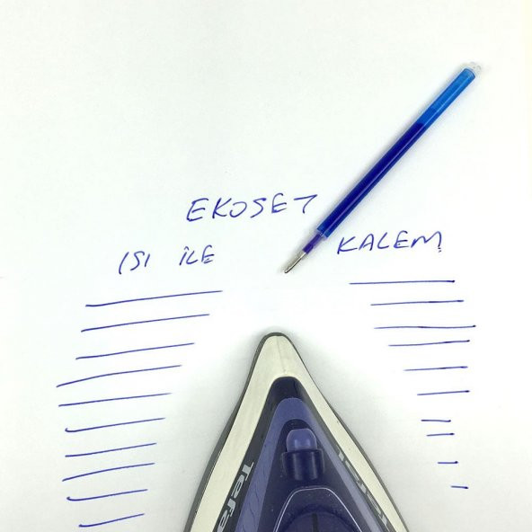 Ekoset Isı ve Ütü ile Uçan Kalem içi Mavi 100 Adet - 3