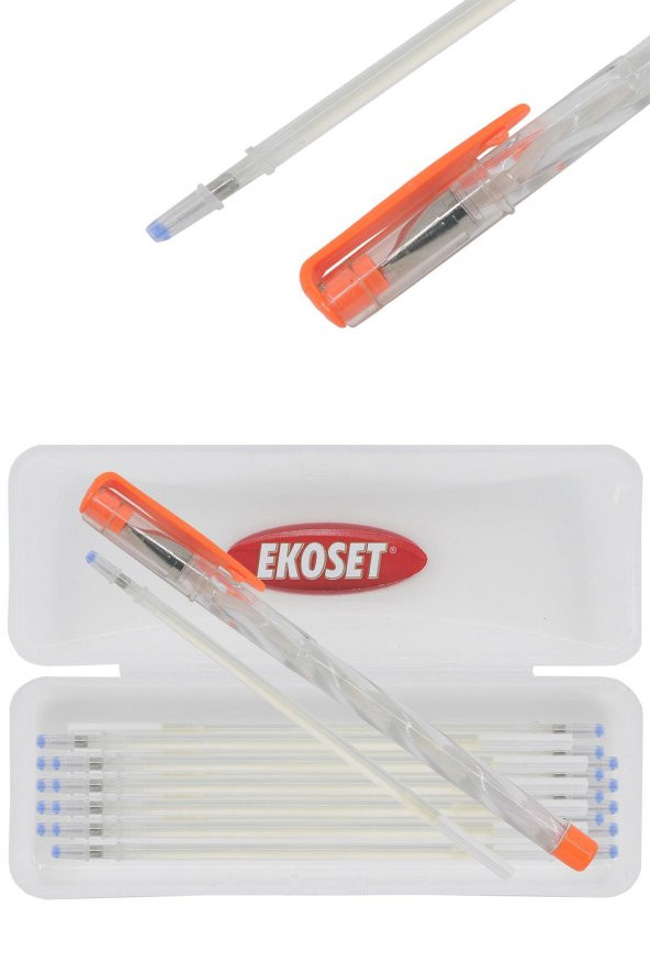 Ekoset Ultraviyole Görünmez UV Kalem ve 20 Adet Kalem içi İnce Tip - 2