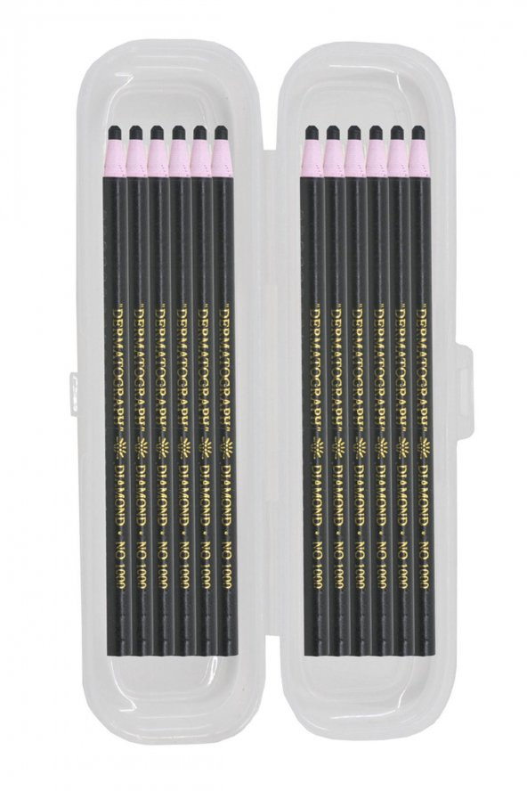 Ekoset Diamond China Marker İpli İşaretleme Kalemi Siyah 12 Adet - 3