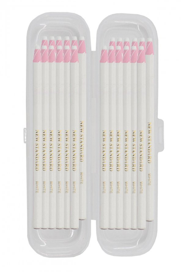 Ekoset Standart China Marker İpli İşaretleme Kalemi Beyaz 24 Adet - 7