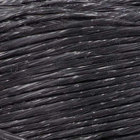 Polyester Yıkanabilir Kağıt İp Siyah - 2