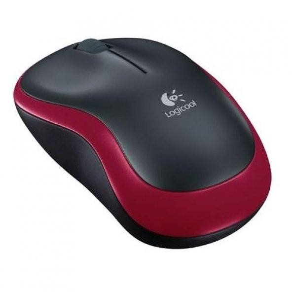 Logitech M185 Nano Optik Kablosuz Mouse Kırmızı 910-002237 - 2