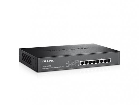 TP-Link TL-SG1008P 8 Port Gigabit 4 port Poe 53W Switch Çelik Kasa - 2
