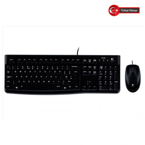 Logitech MK120 Kablolu Klavye Mouse Set 920-002560