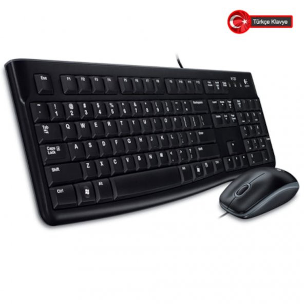Logitech MK120 Kablolu Klavye Mouse Set 920-002560 - 4