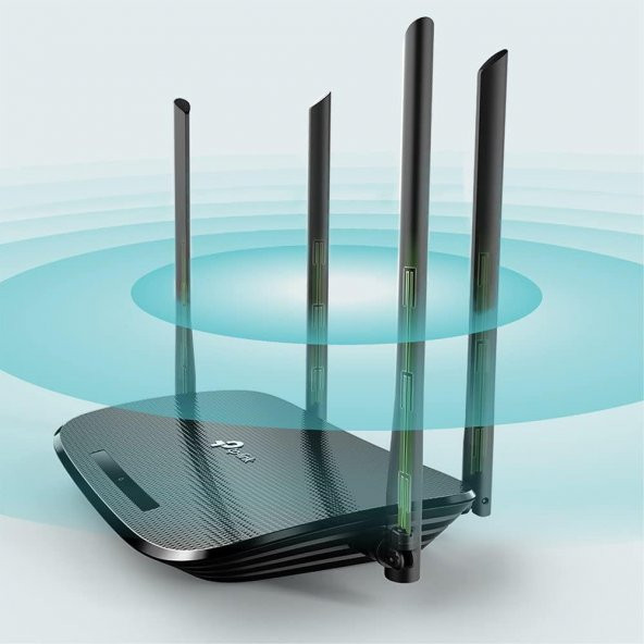 TP-Link Archer VR300, AC1200 Mbps Kablosuz Dual-Band Fiber/VDSL/ADSL Modem Router - 8