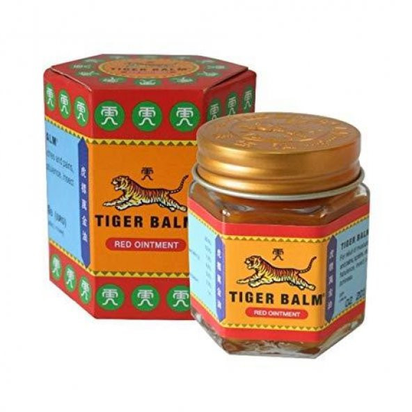 TIGER BALM KIRMIZI 30 GR / ORJİNAL TAYLAND KAS AĞRI KESİCİ MERHEM