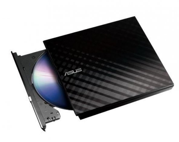 ASUS 8x SDRW-08D2S-U USB 2.0 Slim Harici DVD Yazıcı Siyah