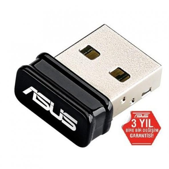 Asus USB-N10 Nano 150 Mbps Kablosuz Ağ Adaptörü