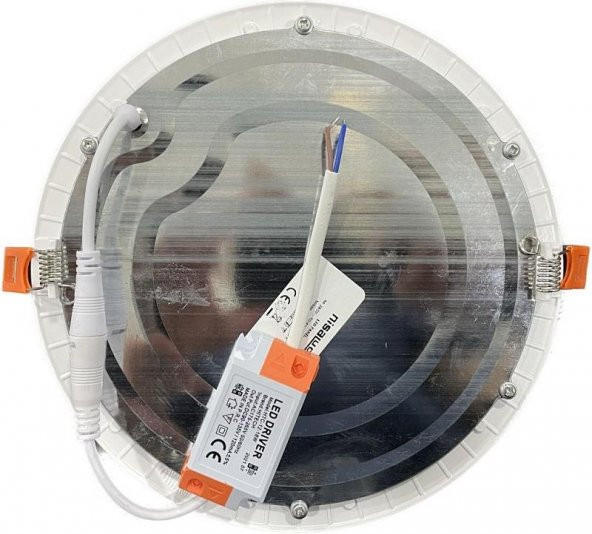 NisaLuce 15W Sıva Altı Yuvarlak Led Panel 3000K - 2