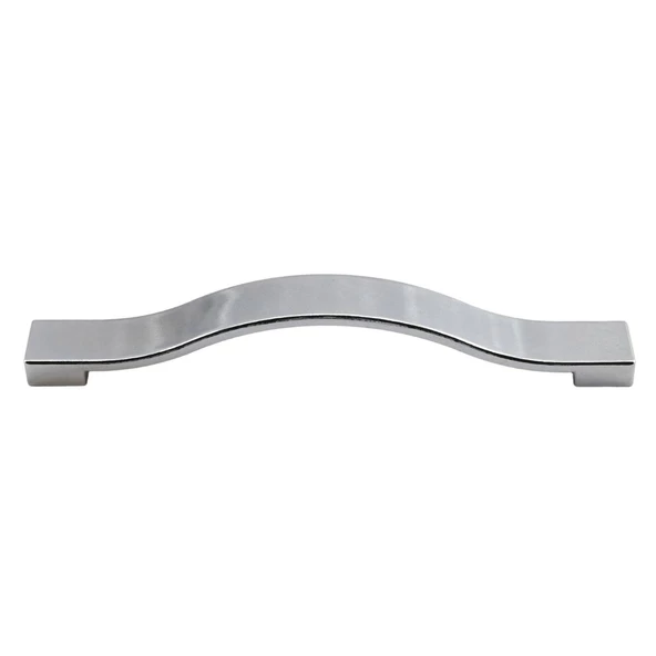 Akasya Düz Mobilya Mutfak Dolabı Çekmece Dolap Kulpu Kulbu Krom (128 MM-12.8 CM) Metal Kulpları - 3
