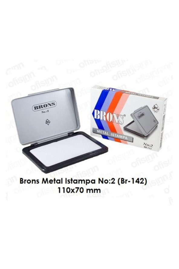 Istampa Metal No:2 11x7 Br-142 ( 12 Adet ) - 1