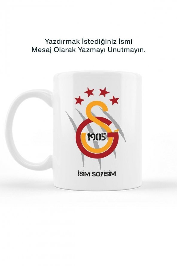 Galatasaray Baskılı Kupa - Solmaz - Çift Taraflı Baskı - Galatasaray Kupa