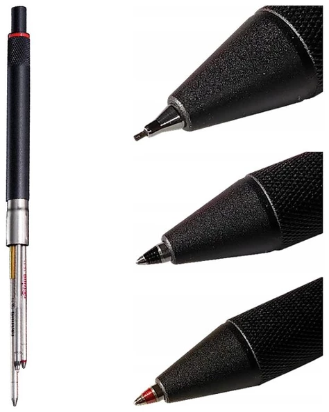 Rotring 600 Üç Fonksiyonlu 05 mm Siyah Versatil Kalem 2164108 - 2