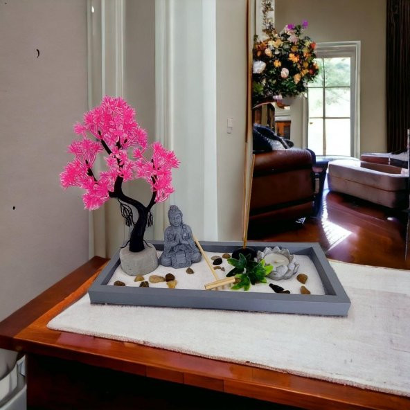 T.Concept Dekoratif Buda Heykeli Dikdötgen Zen Bahçesi - 2