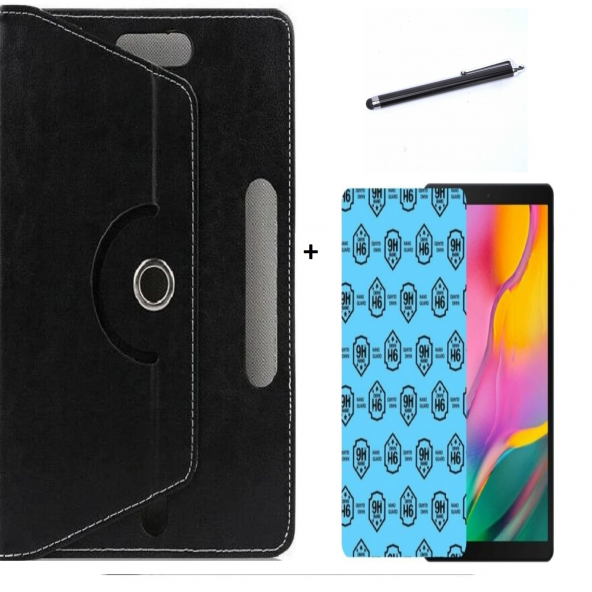 Casper Via S40 10.4"  3 lü Set Universal Tablet Kılıfı Nano Ekran Koruma ve Kalem