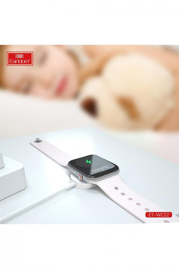 Peeq Earldom WC22 Apple Watch Kablosuz Type-C Şarj Cihazı