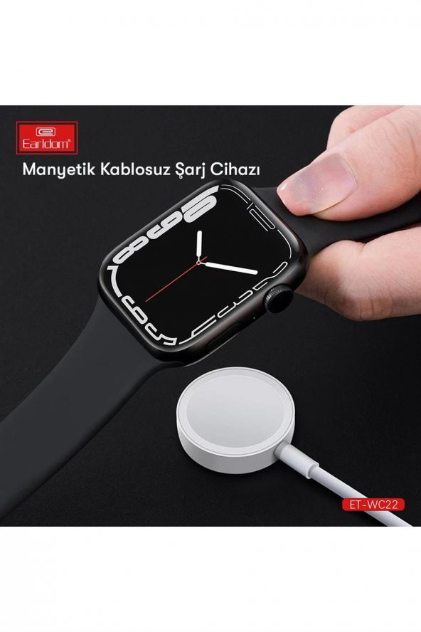 Peeq Earldom WC22 Apple Watch Kablosuz Type-C Şarj Cihazı - 8