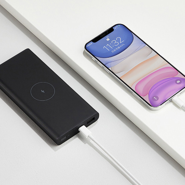 Xiaomi 10W Wireless 10000 mAh Powerbank (WPB15PDZM) - SİYAH - 4