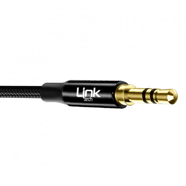 LinkTech A586 Type-C - 3.5mm AUX Kablo 1mt Siyah - 2