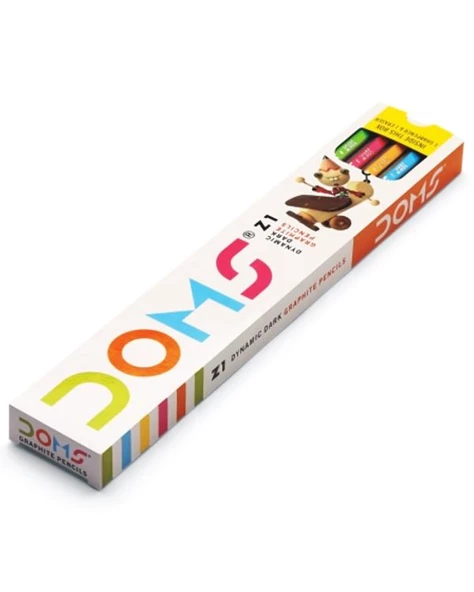 Doms Z1 12 Adet Kurşun Kalem Silgi ve Kalemtraş Seti 3415