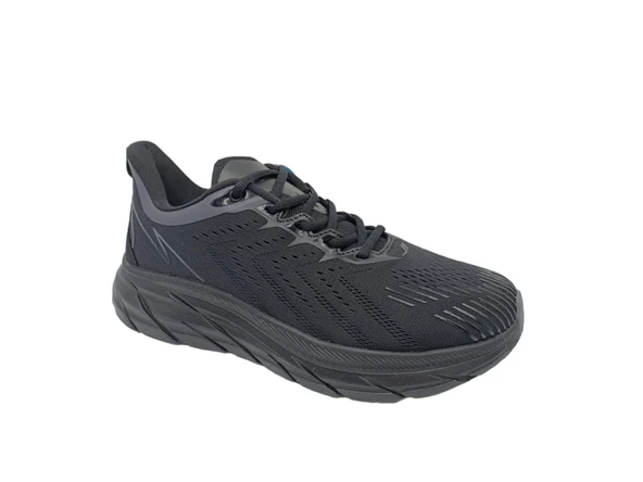 Lescon Easystep Nibur Siyah Unisex Yürüyüş Koşu Spor Ayakkabı - Resim 2