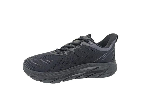 Lescon Easystep Nibur Siyah Unisex Yürüyüş Koşu Spor Ayakkabı - Resim 3