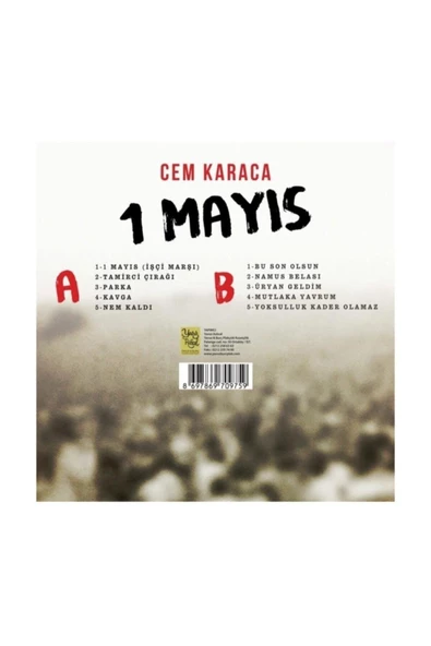 Cem Karaca - 1 Mayıs - Plak alithestereo